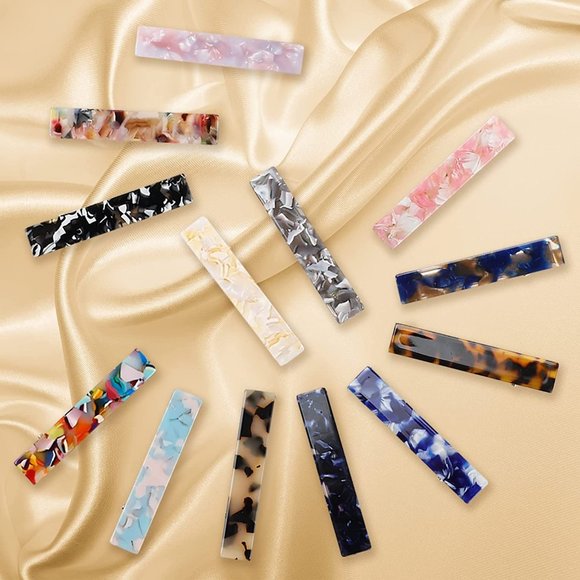 New 30pcs Resin Hair Clips Set, Acrylic Alligator Clips Hair Accessories… main image 6